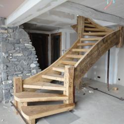 Escalier rustique