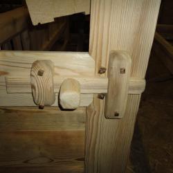 Porte intérieur rustique fermeture bois (2)